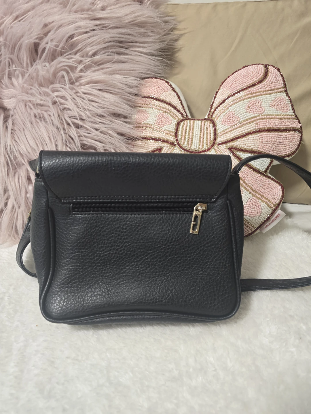 Black Leather crossbody - photo 4