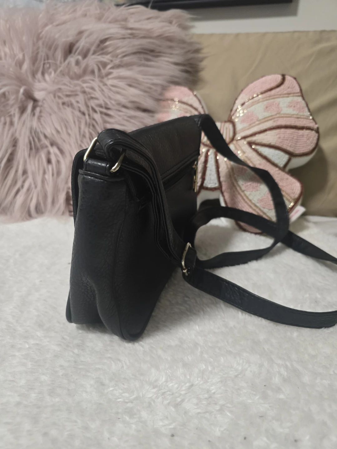 Black Leather crossbody - photo 5