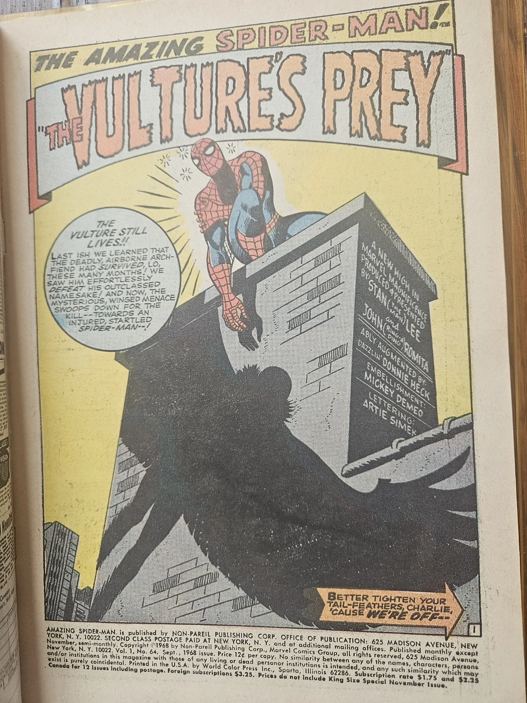 The Amazing Spider-Man #64 Comic Book - photo 5