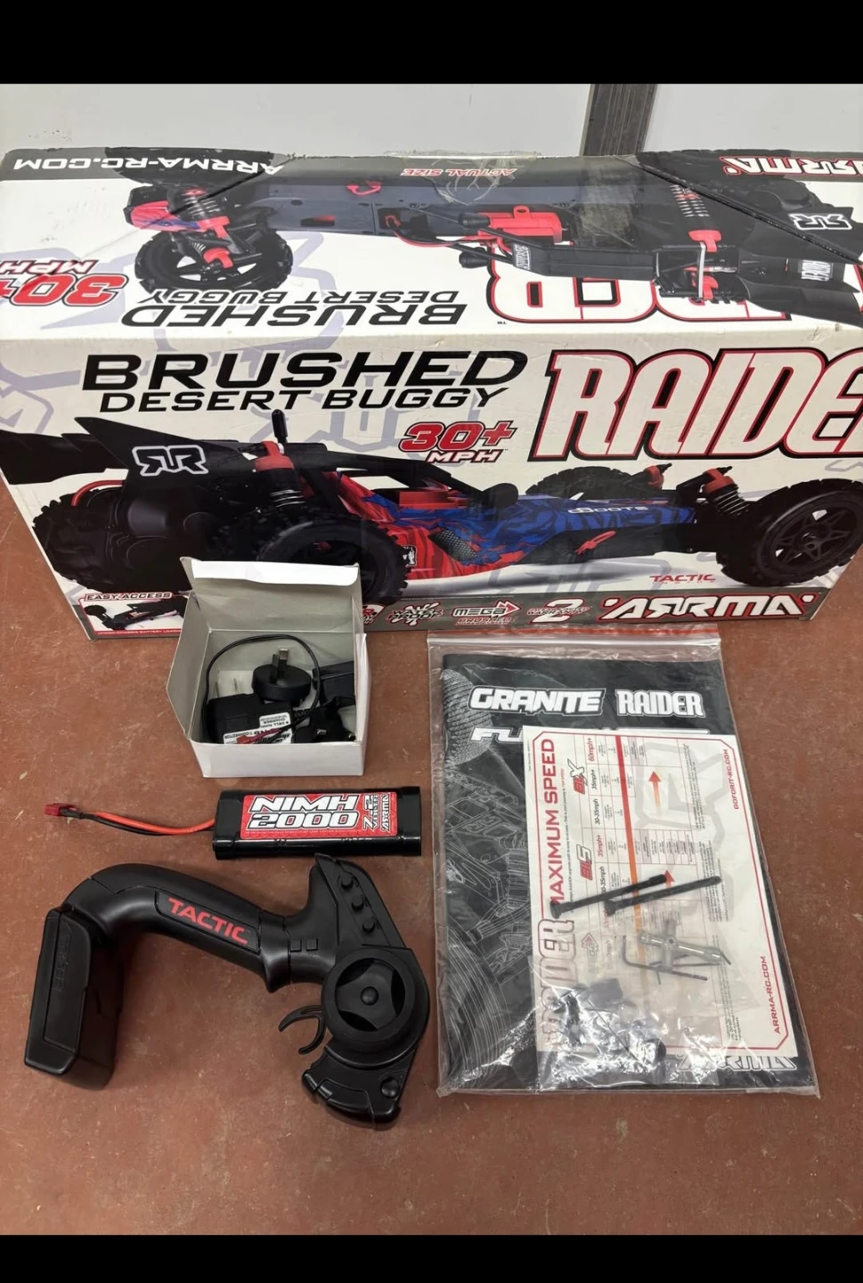 Arrma Granite Raider Brushed Desert Buggy Remote Control Car - photo 2