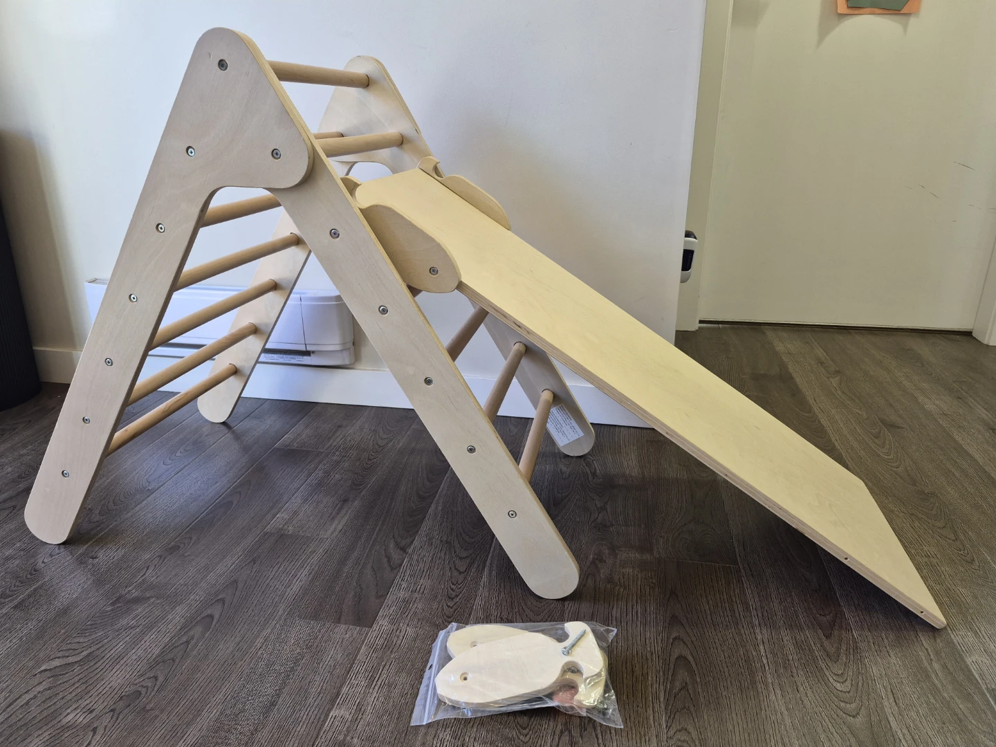 Wooden Ramp with Slide: 3 in 1