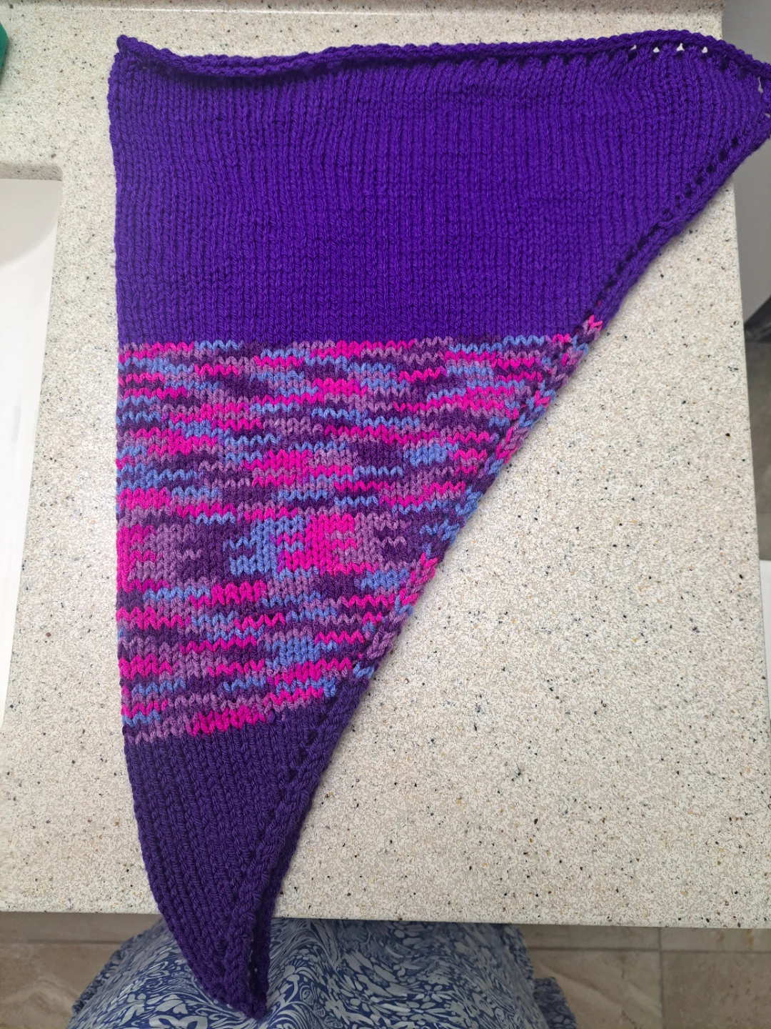 Long knitted bandana - photo 3