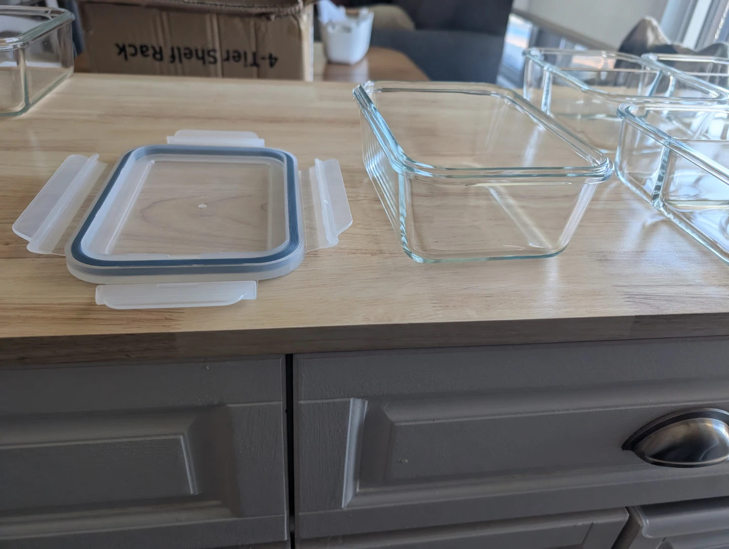 10 Vida Glass Food Containers with - 970 mL, - photo 2