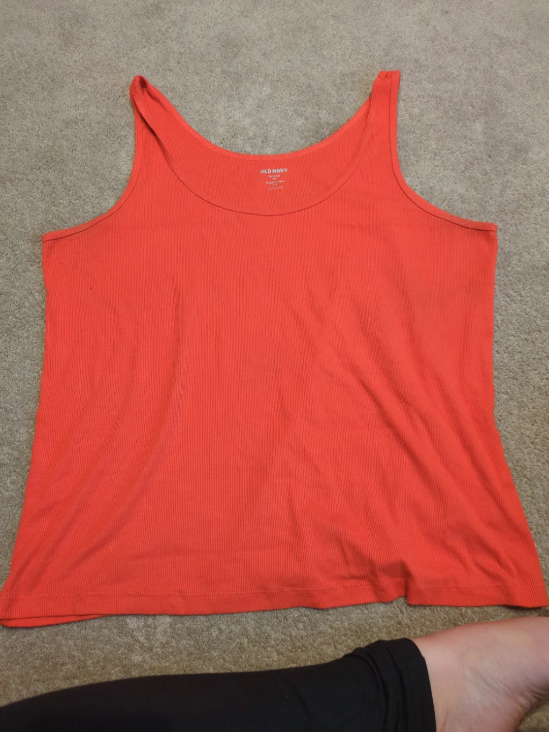 Old Navy Ribbed Tank Top - Coral Size XXL