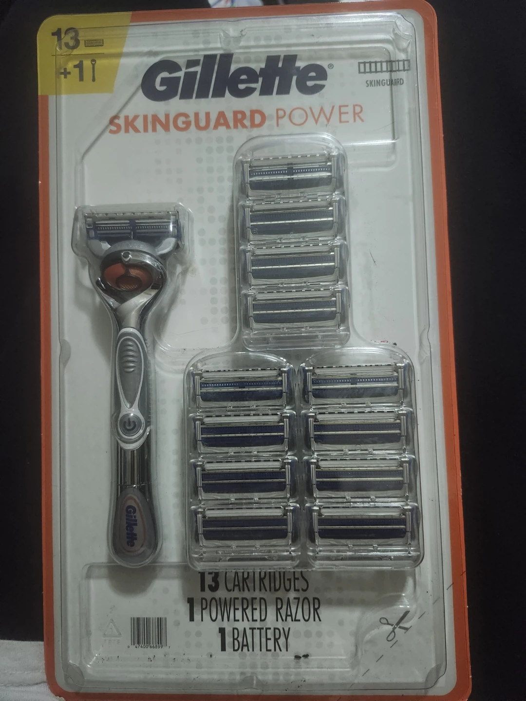 Gillette Skinguard Power Razor with 13 Cartridges