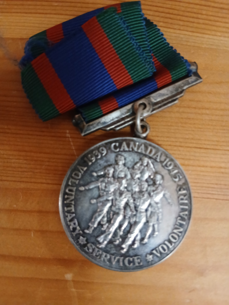 Canada Silver 1939-1945 Voluntary Service Medal