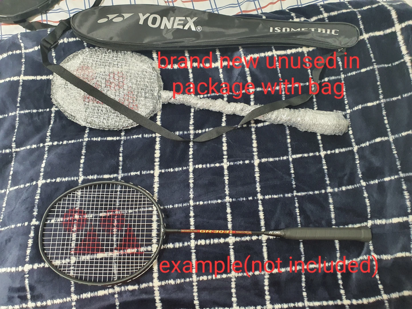 Yonex GR 303i Badminton Racket with bag **LOOK AT DESCRIPTION** - photo 2
