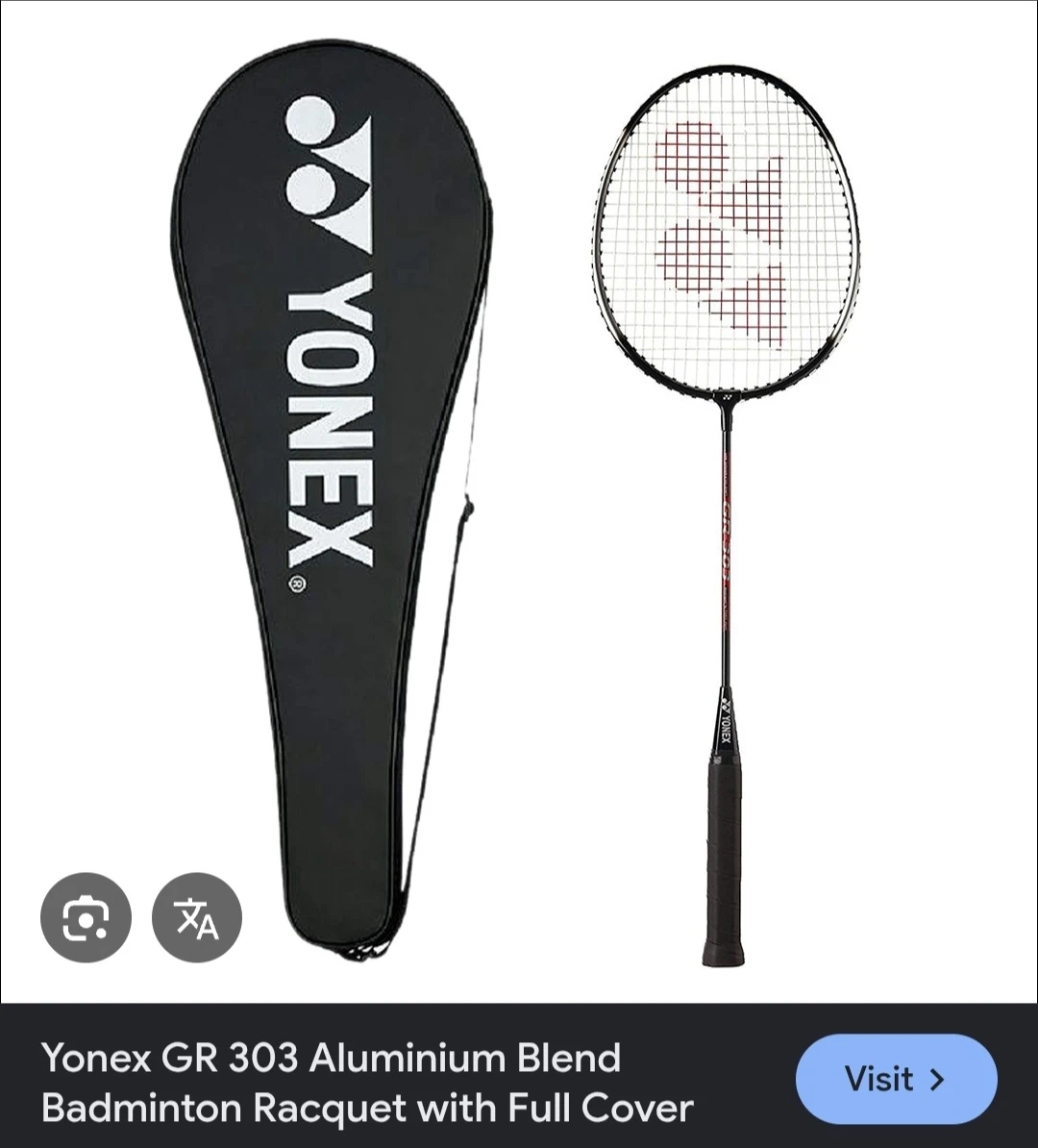 Yonex GR 303i Badminton Racket with bag **LOOK AT DESCRIPTION** - photo 5
