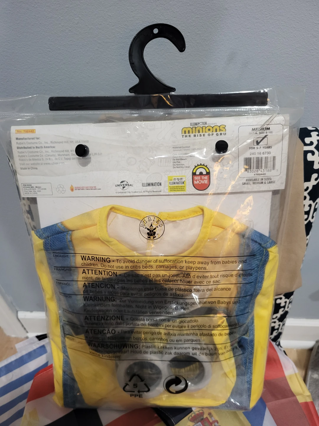 Minions Kids' Unisex Halloween Costume ⚽ - photo 2