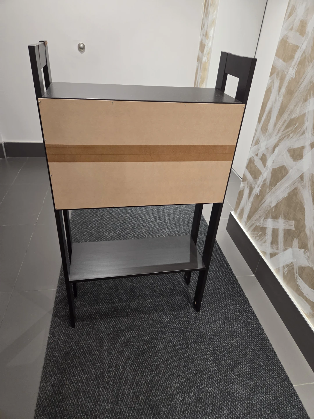 Dark Wood 3-Tier Ladder Shelf - photo 4