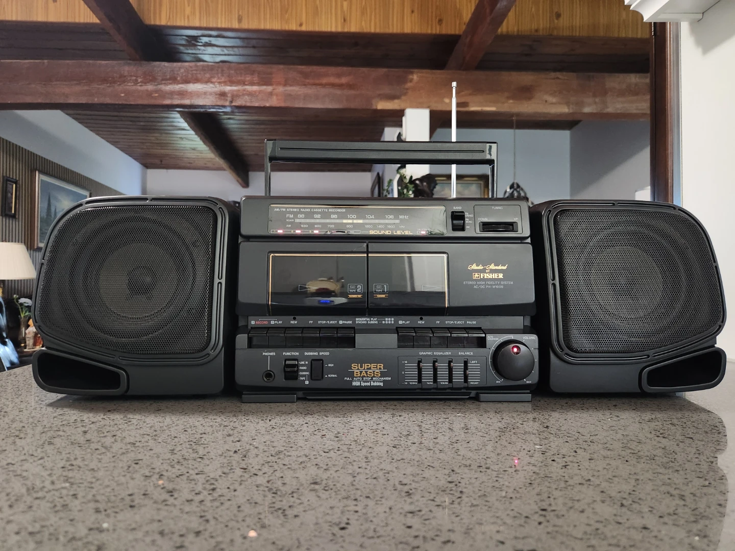 Fisher Radio Cassette Recorder Boombox