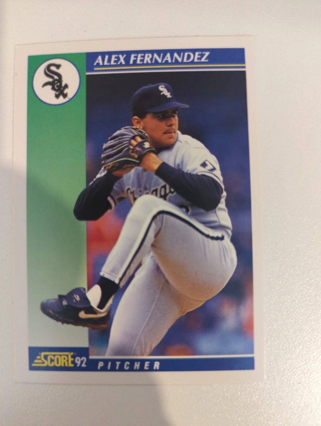 1992 Score Alex Fernandez White Sox Baseball Card ⚽