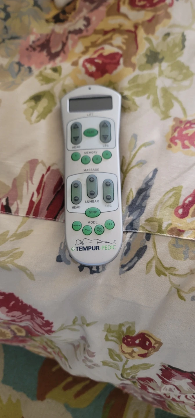 Tempur-Pedic Adjustable Bed Remote