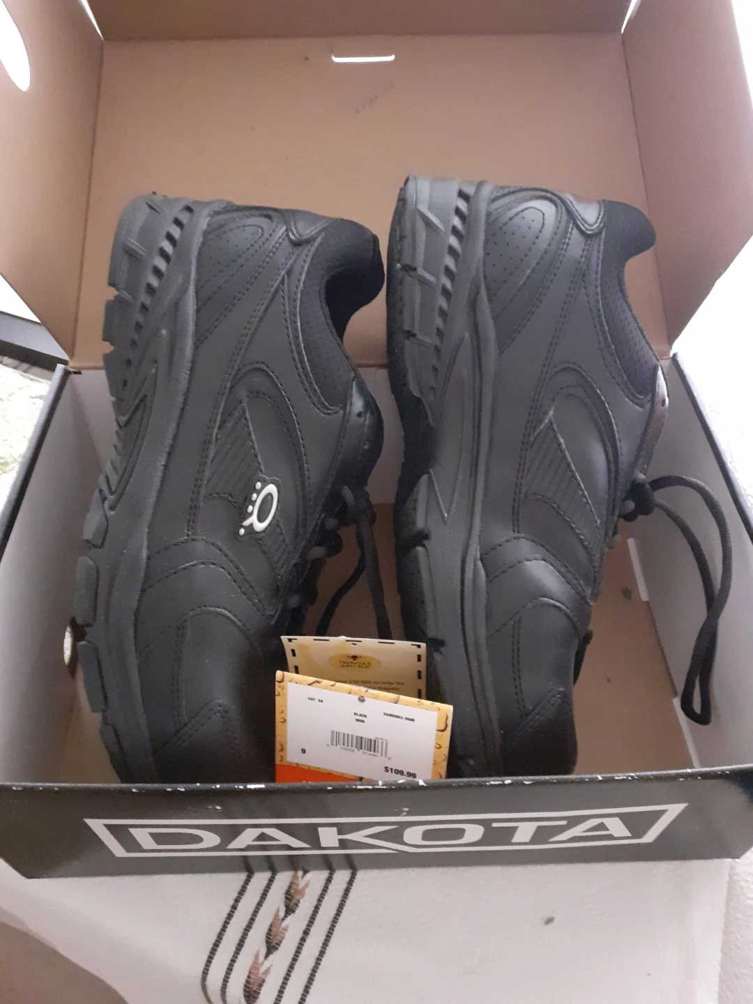 Dakota Black Work Athletic Safety Shoes Antislip - photo 2