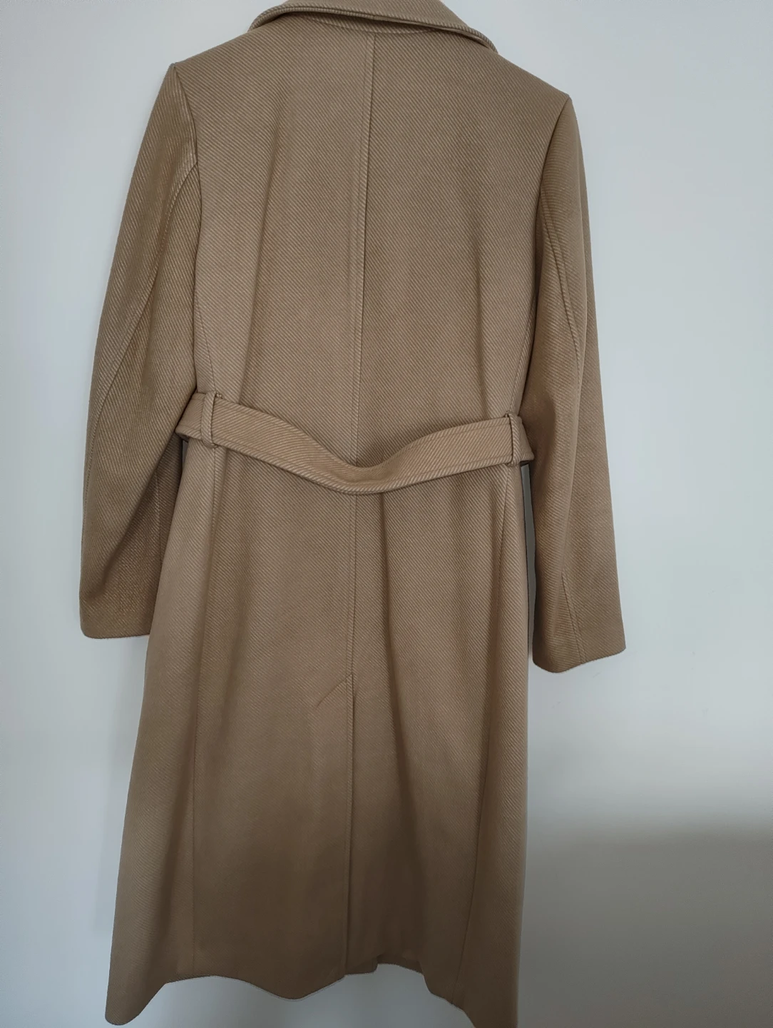 H&M Tan Wool Blend Belted Coat - photo 2