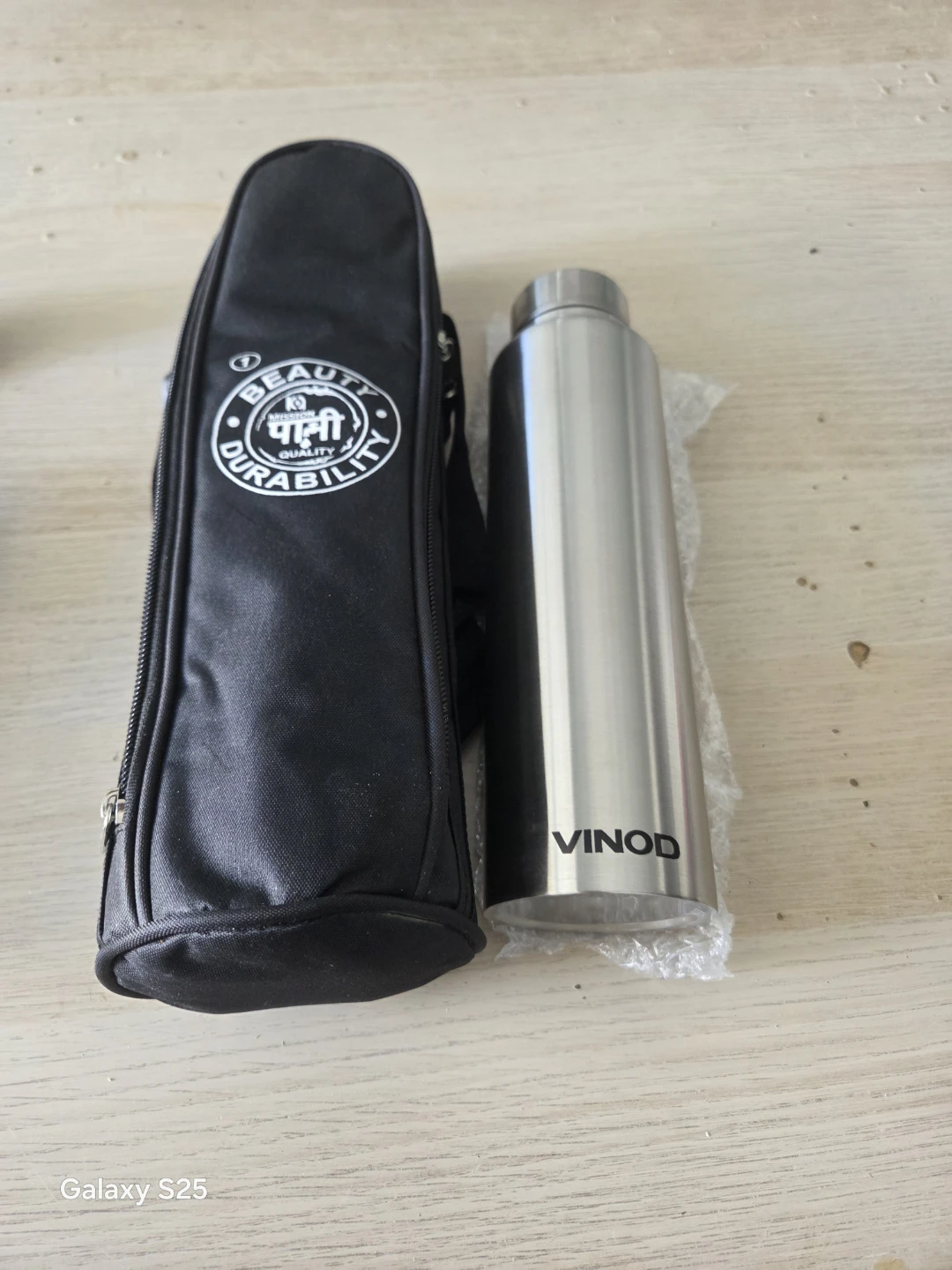 Vinod Stainless Steel Water Bottle with Carry Bag - photo 2