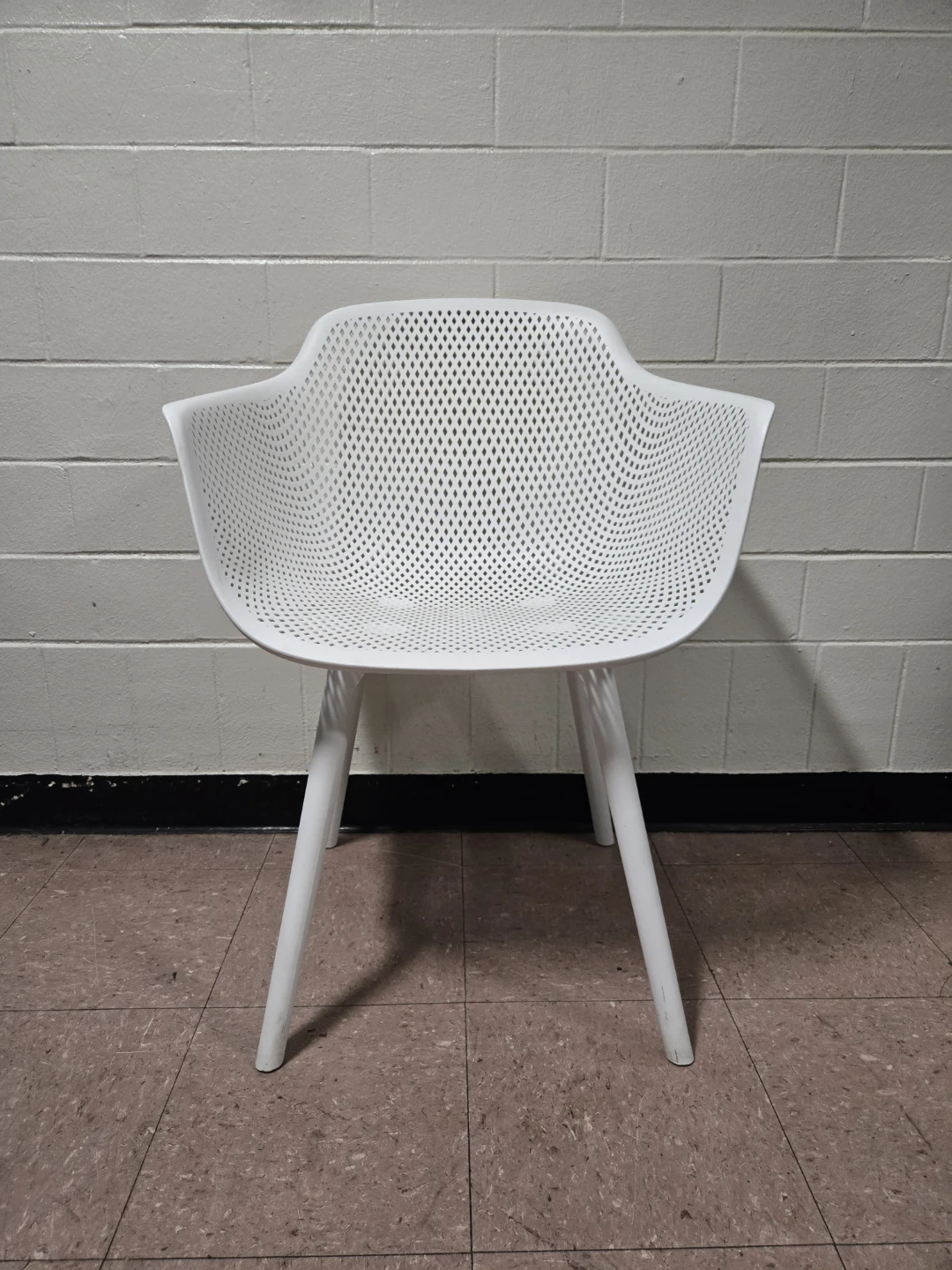 IKEA LAKTARE White Accent Chair - Indoor Outdoor Lounge