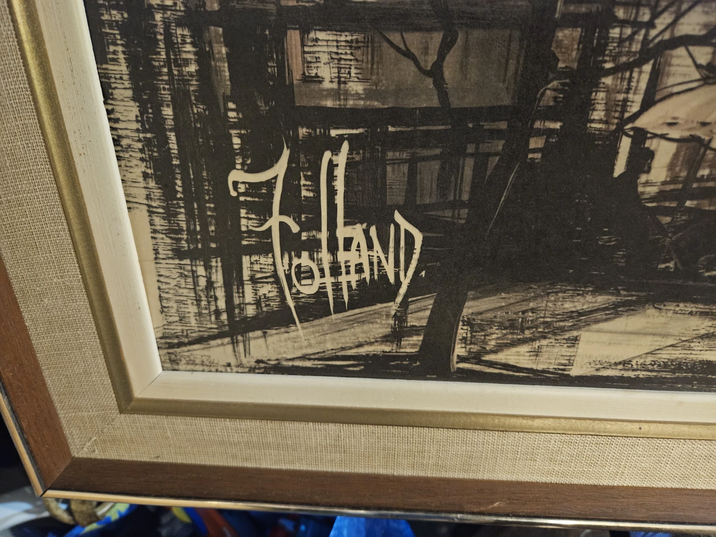 Original Cityscape Painting by F. Folland - photo 3