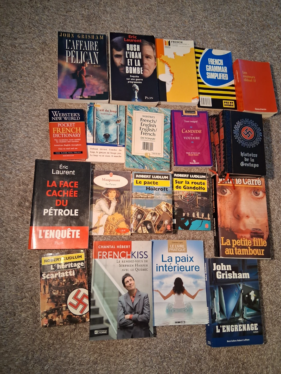Assorted French Books Collection