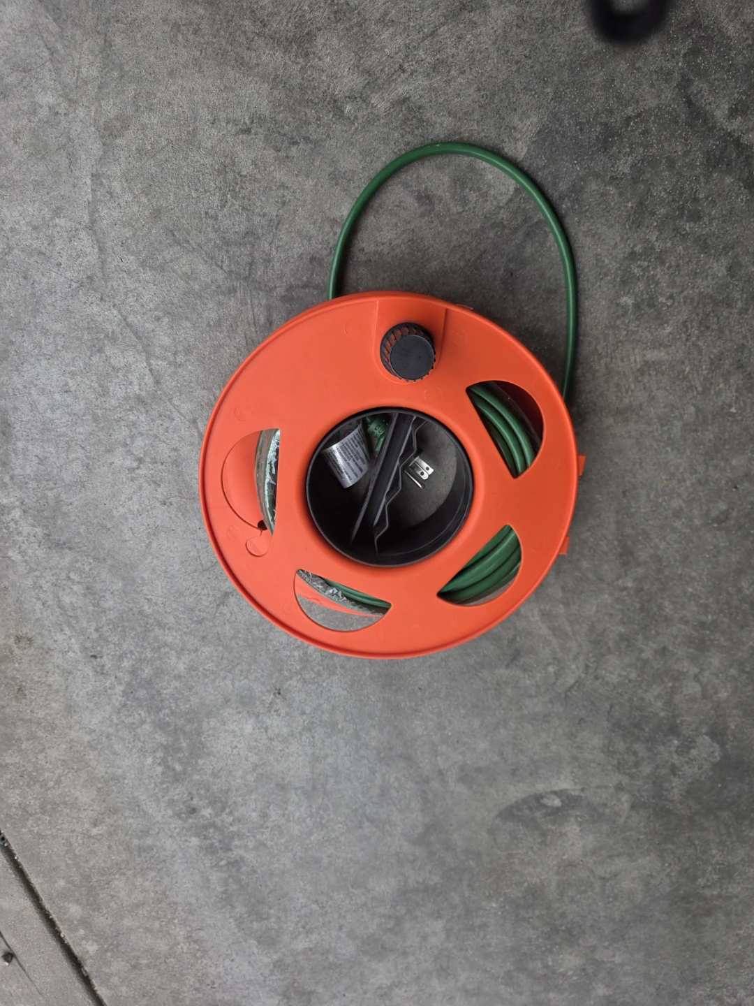 Orange Extension Cord Reel