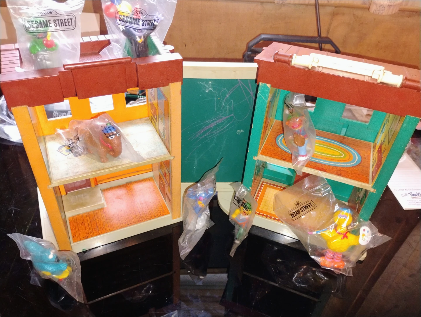 Hooper's Store and Sesame St Characters
