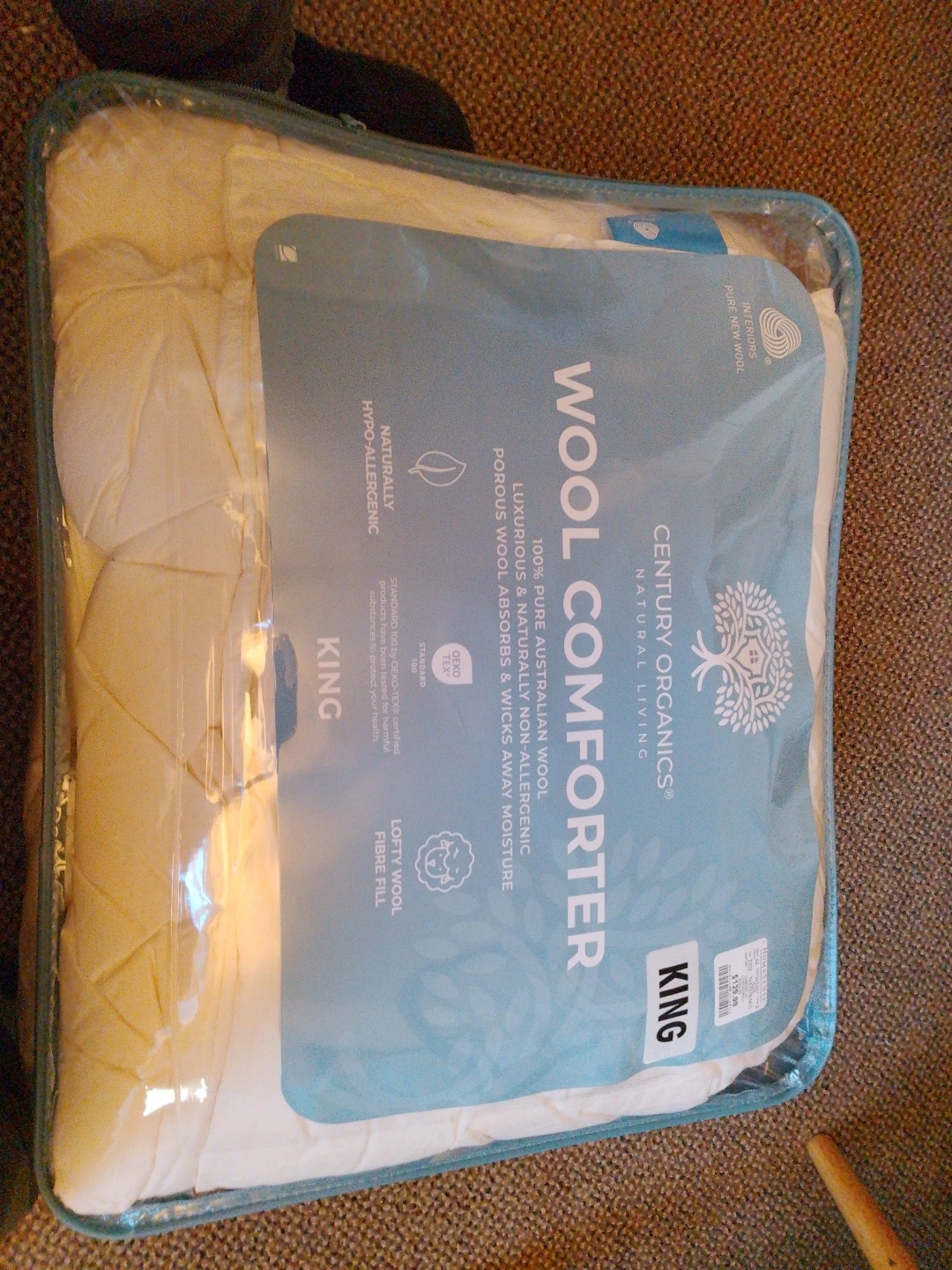 Century Organics Wool Comforter King - photo 2