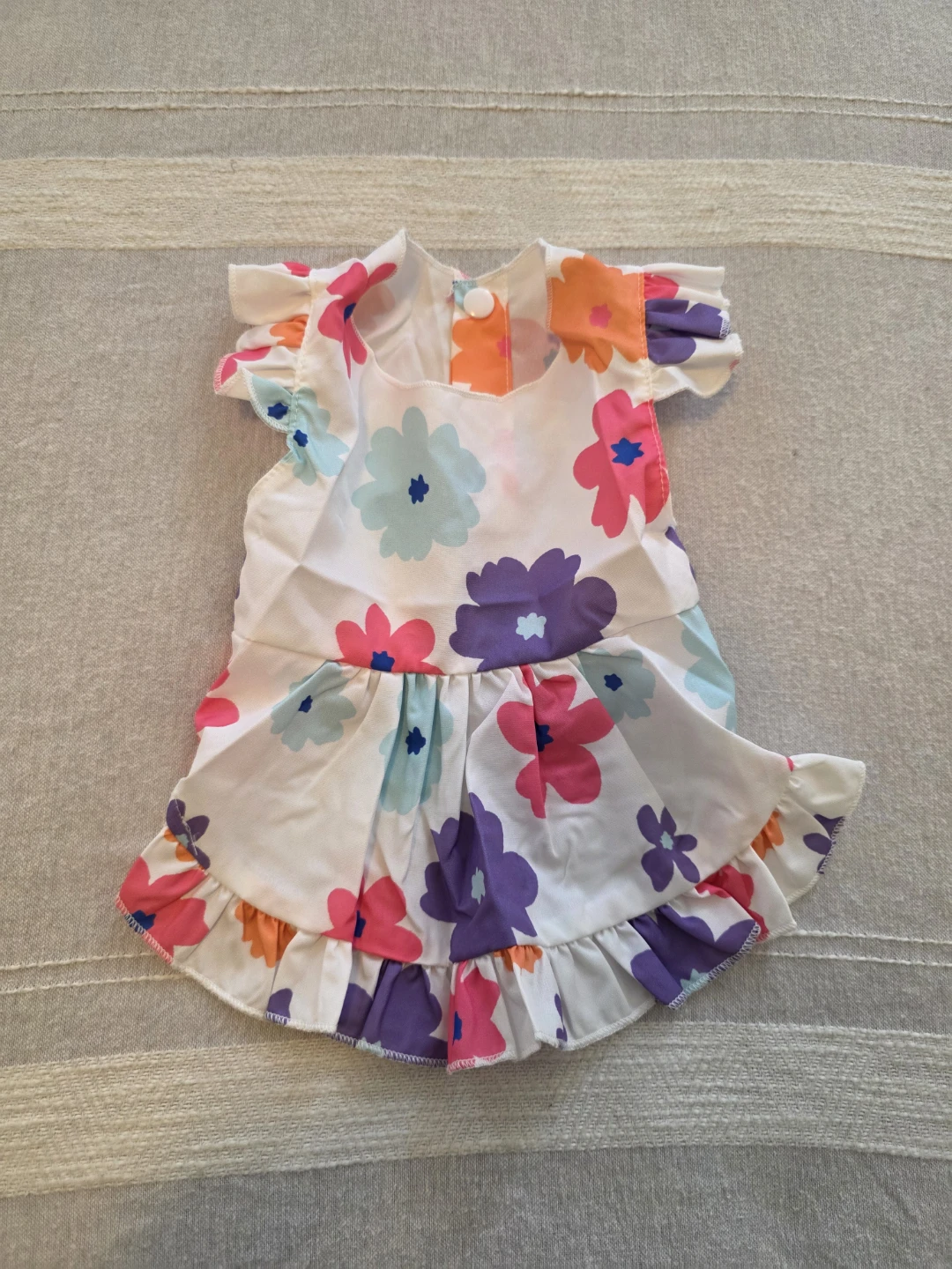 2 Dog Dresses Pet Clothes Set - Heart and Flower Prints - photo 2