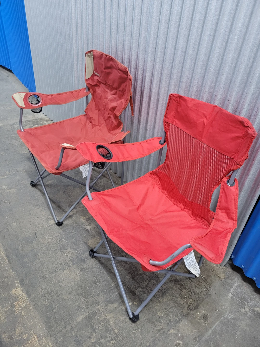 Red Folding Camp Chairs - photo 2