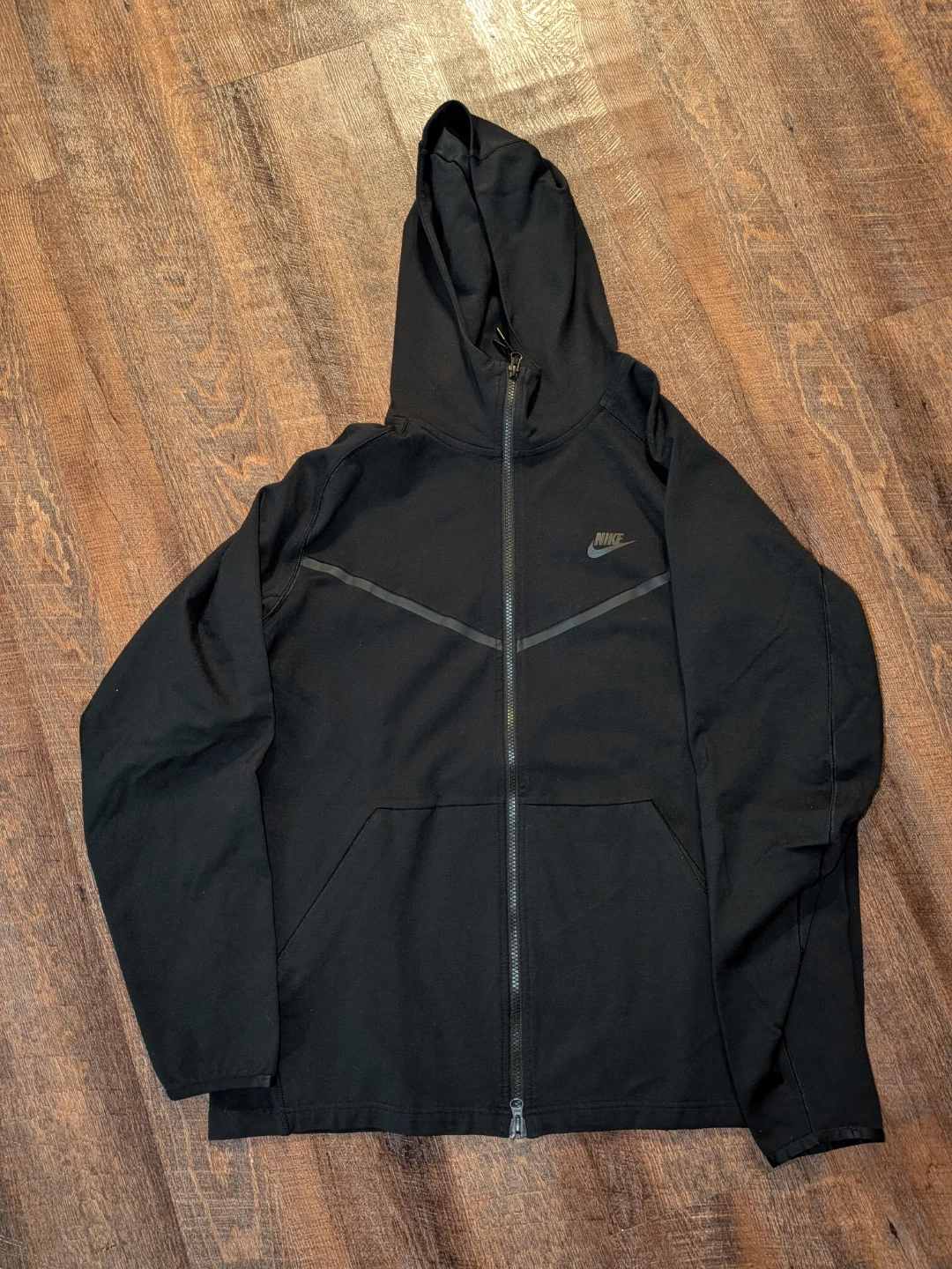 Nike Tech Fleece Full Zip Hoodie and Joggers Set - Black - photo 3