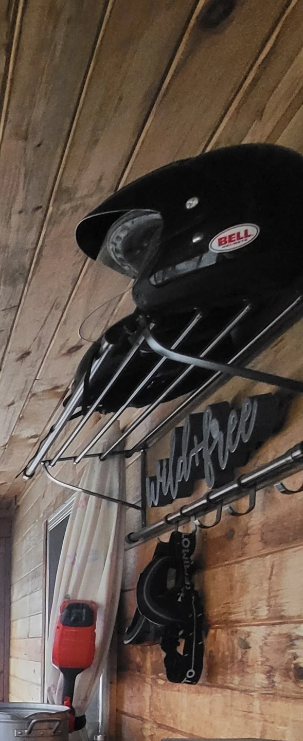Wall Mounted Hat Rack with Hooks