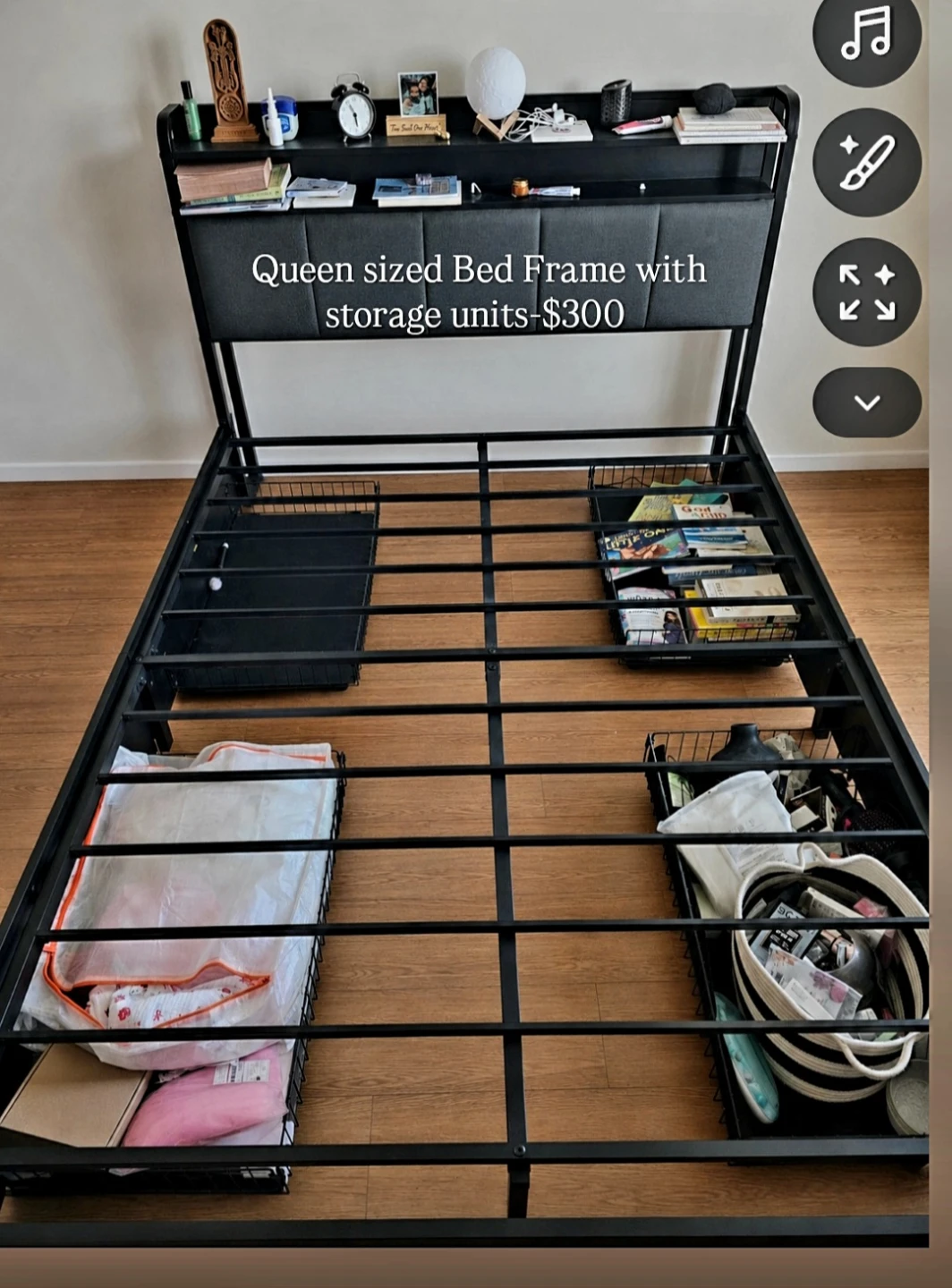 Queen sized bed Frame