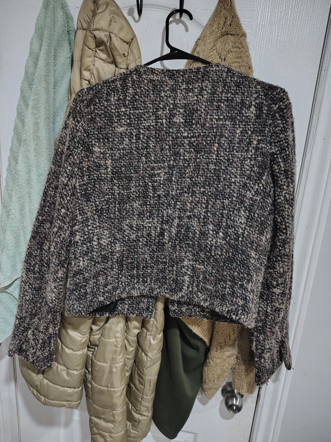 Forever 21 Essentials Tweed Cropped Blazer - photo 4