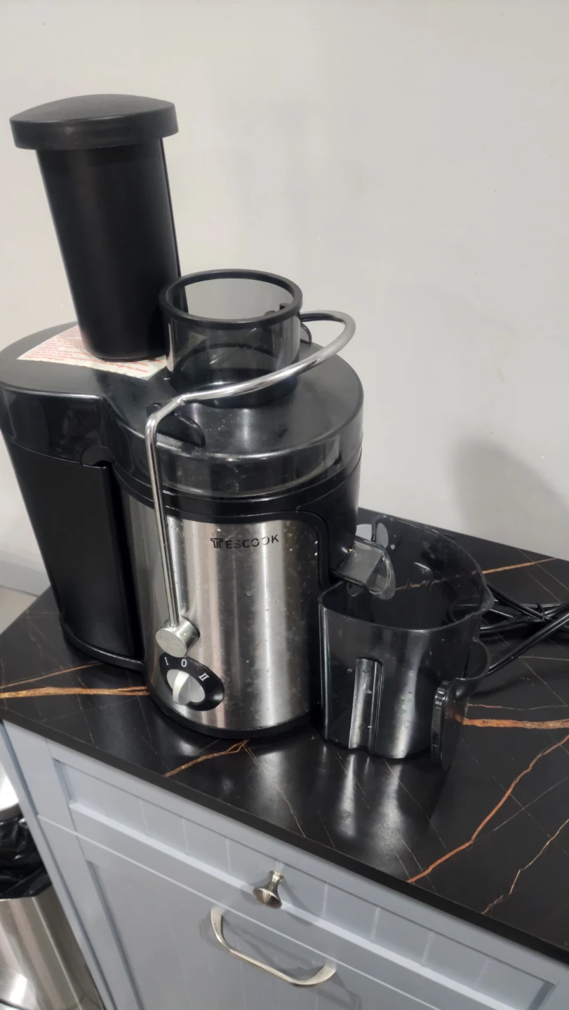 TESCOOK 600W High Speed Juicer with 75mm Feed Chute