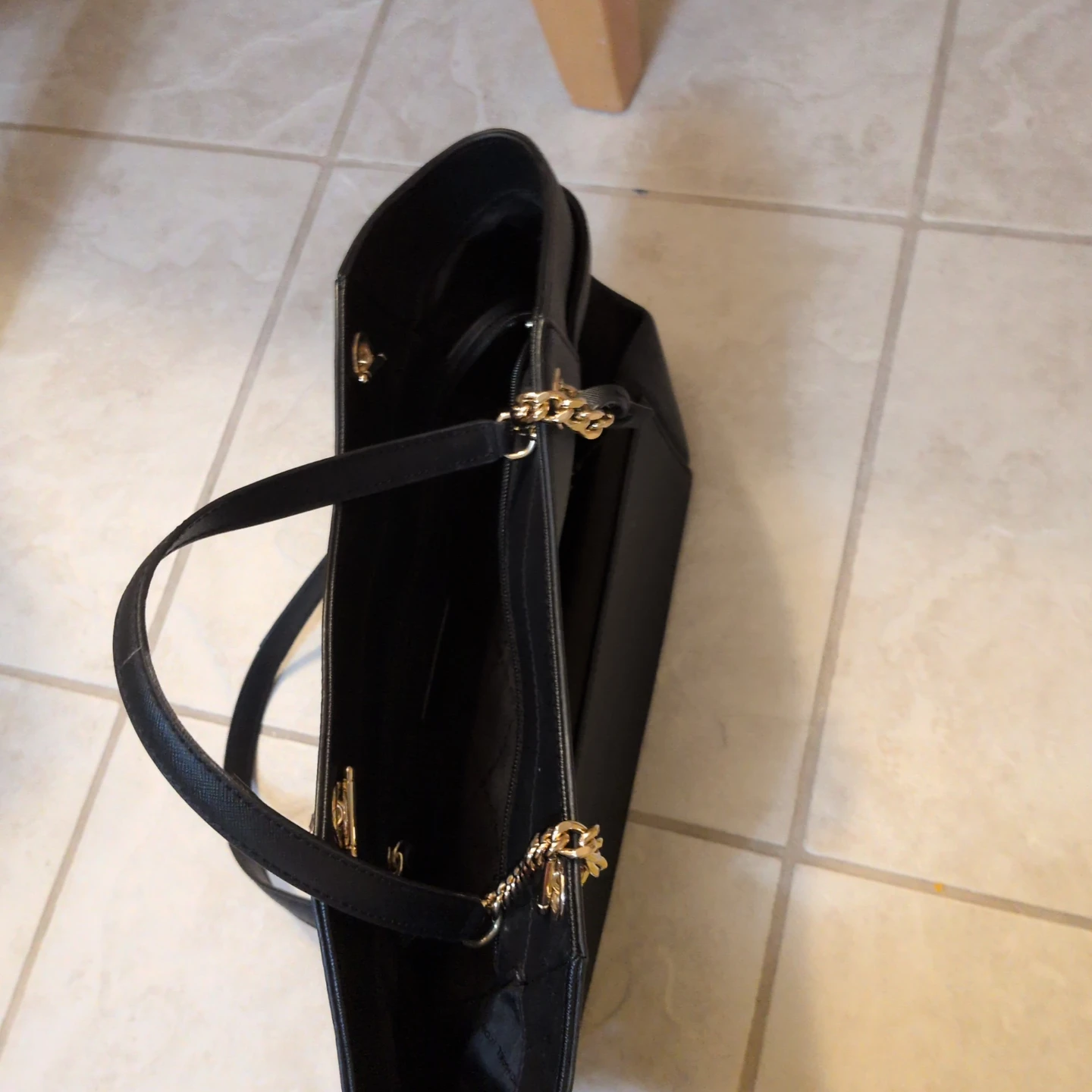 Michael Kors Black Leather Tote Bag - photo 4