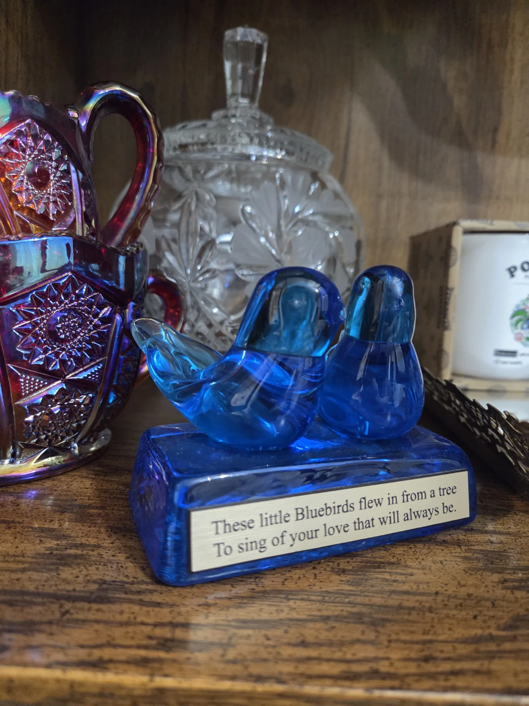 Bluebird Figurines with Quote