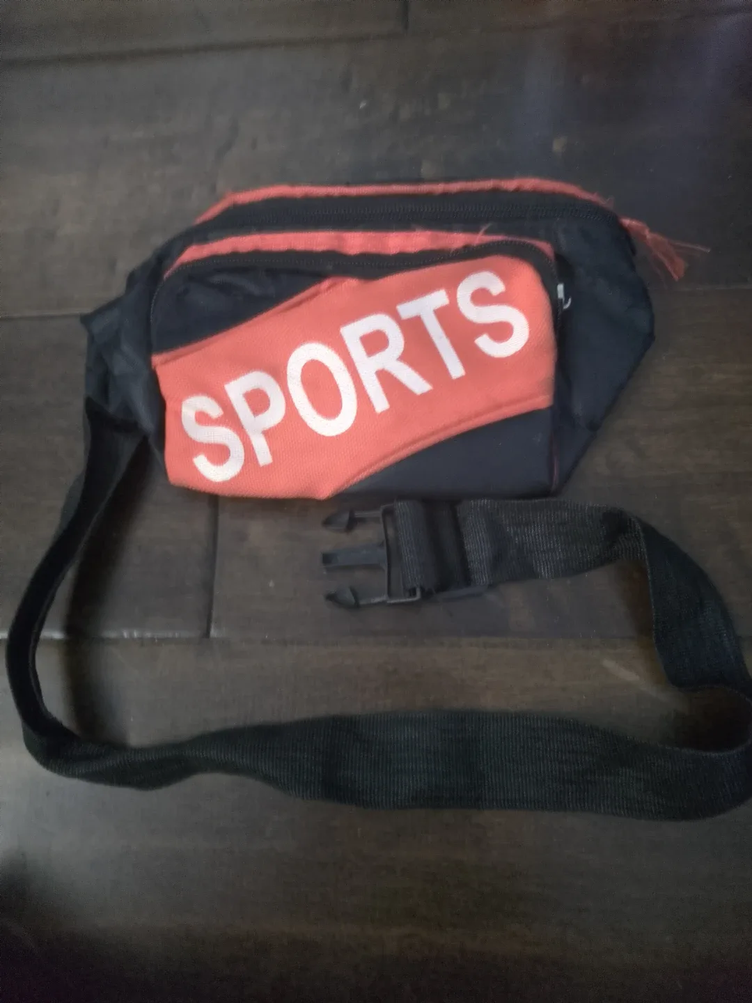 Black & Orange Fanny Pack ⚽