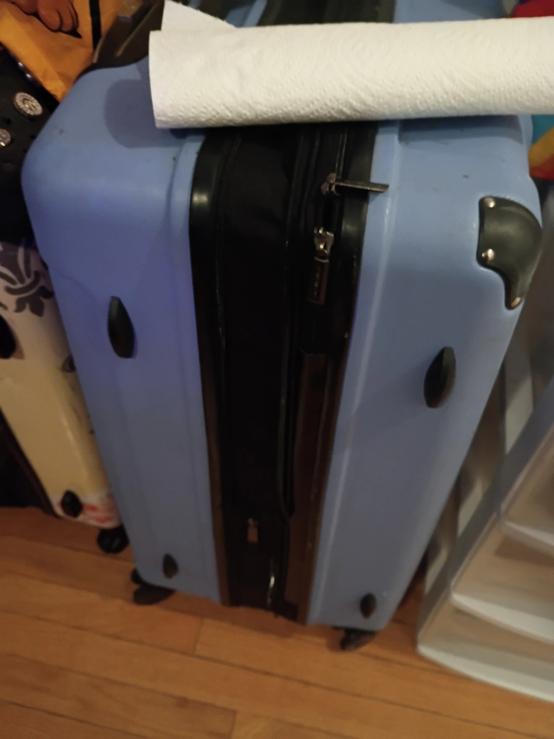 ⚽Light Blue Hardshell Spinner Suitcase