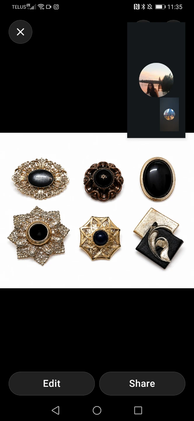 Set of 3 Vintage Brooches