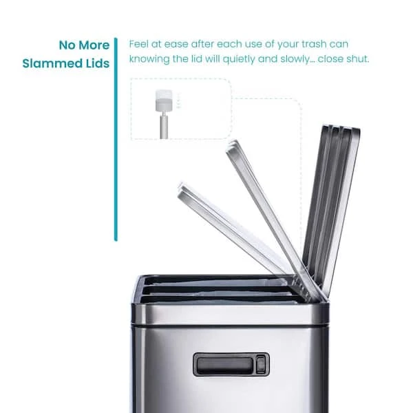 3-Compartment Stainless Steel Step recycling - photo 4
