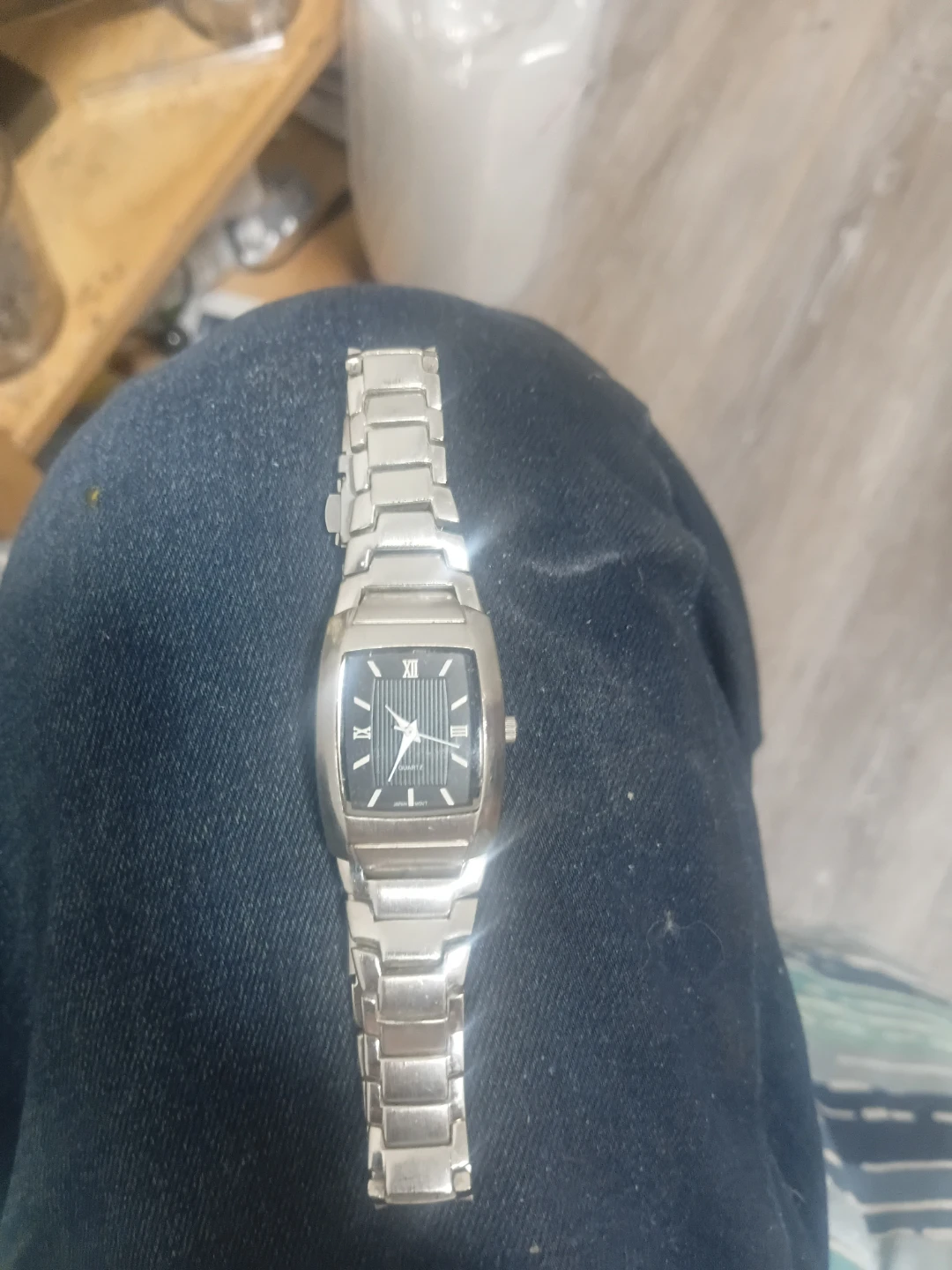 Silver Tone Quartz Watch