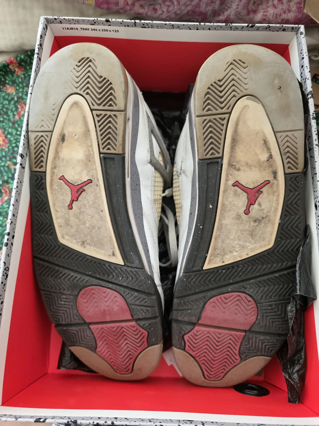 Nike Air Jordan 4 Retro OG Men's Size 12 - photo 2