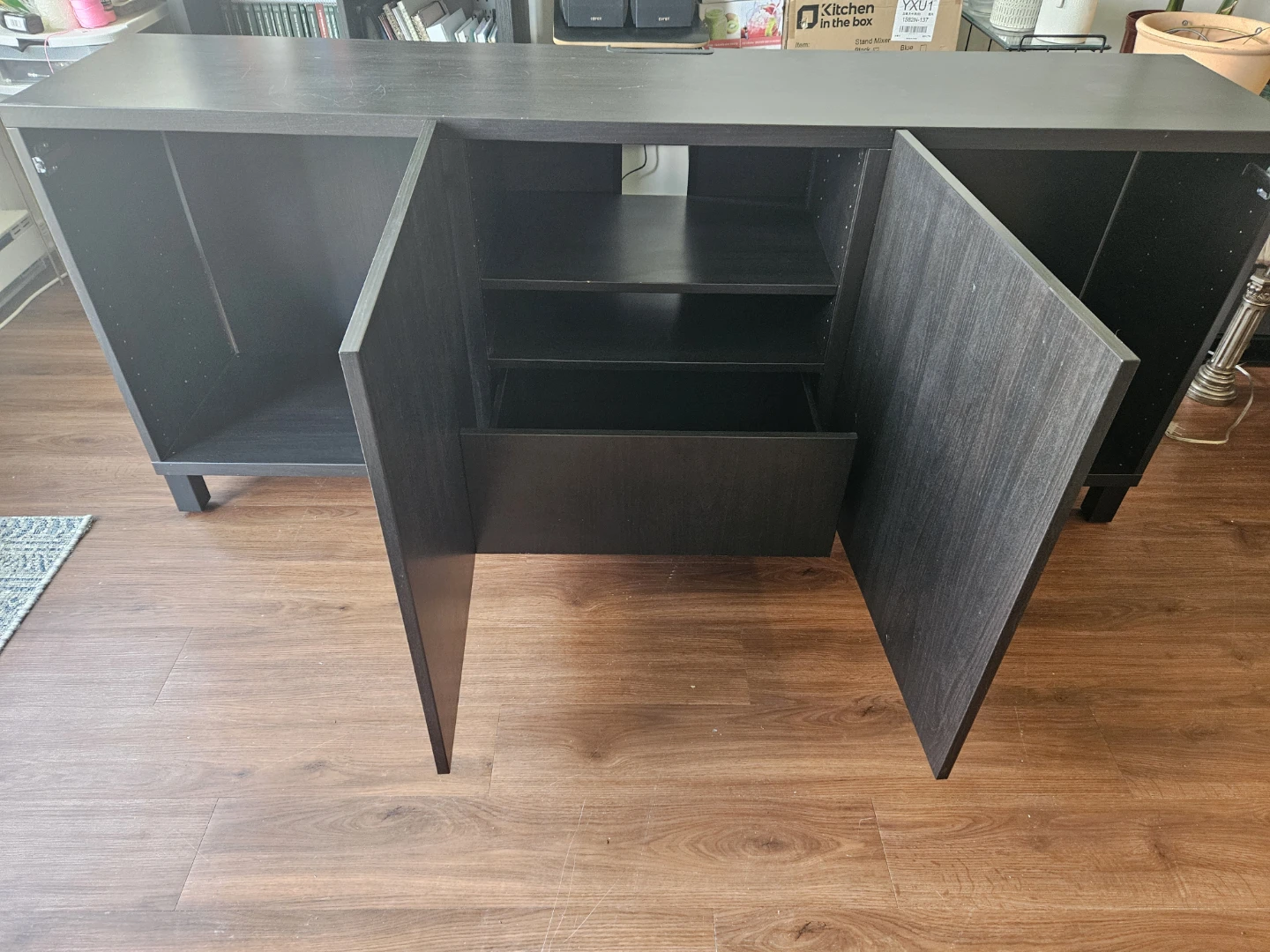 IKEA BESTÅ TV Stand with Doors - photo 2