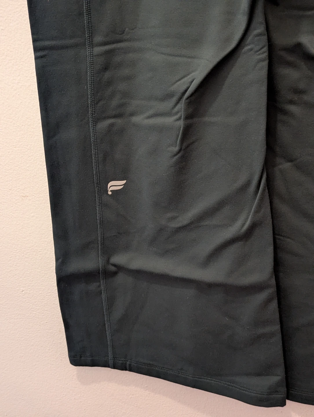 Fabletics Green High-Waisted Wide Leg Fleece Lined Pants - photo 4