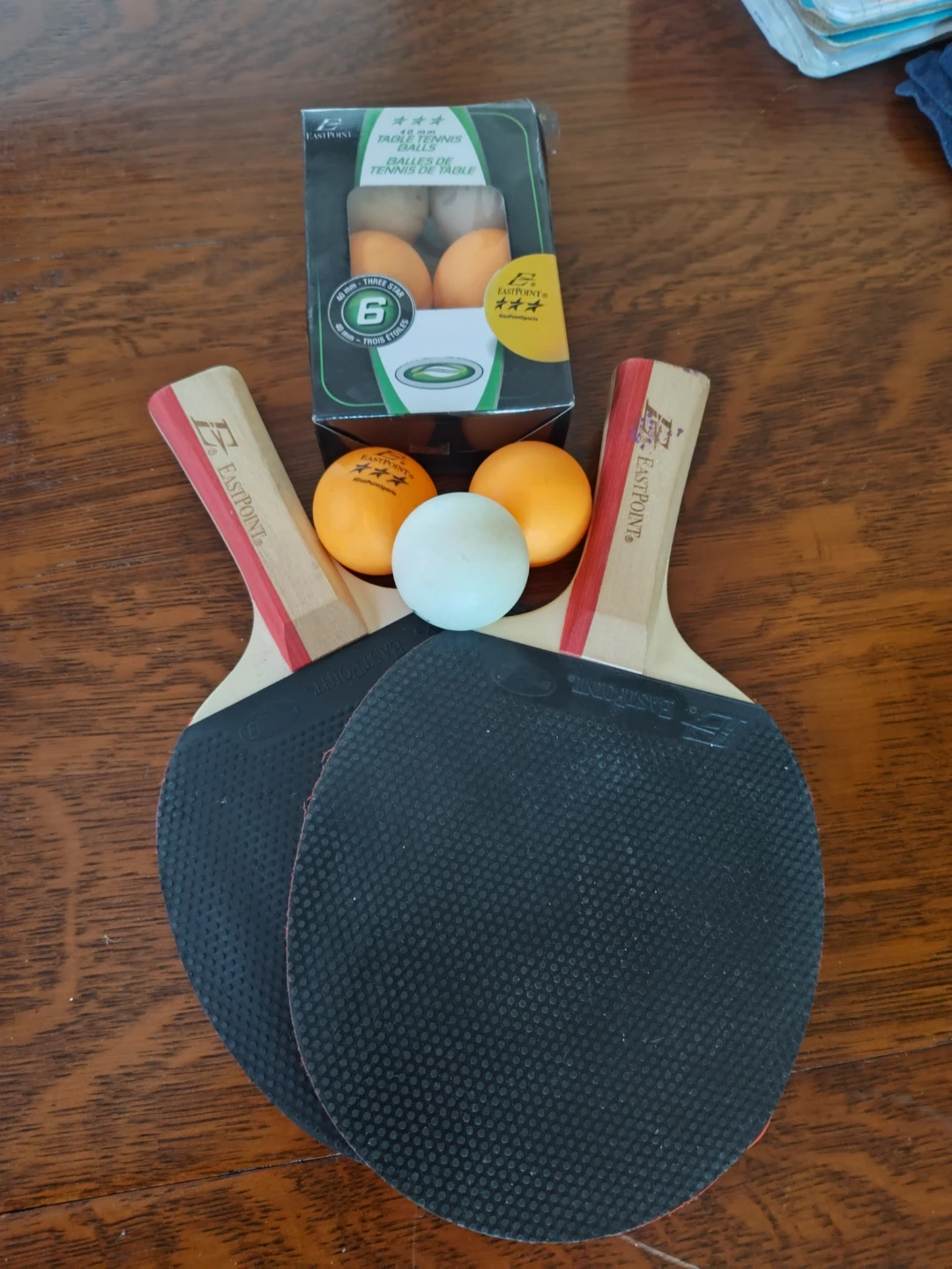 Eastpoint Sports Table Tennis Set with 2 Paddles and 6 Balls
