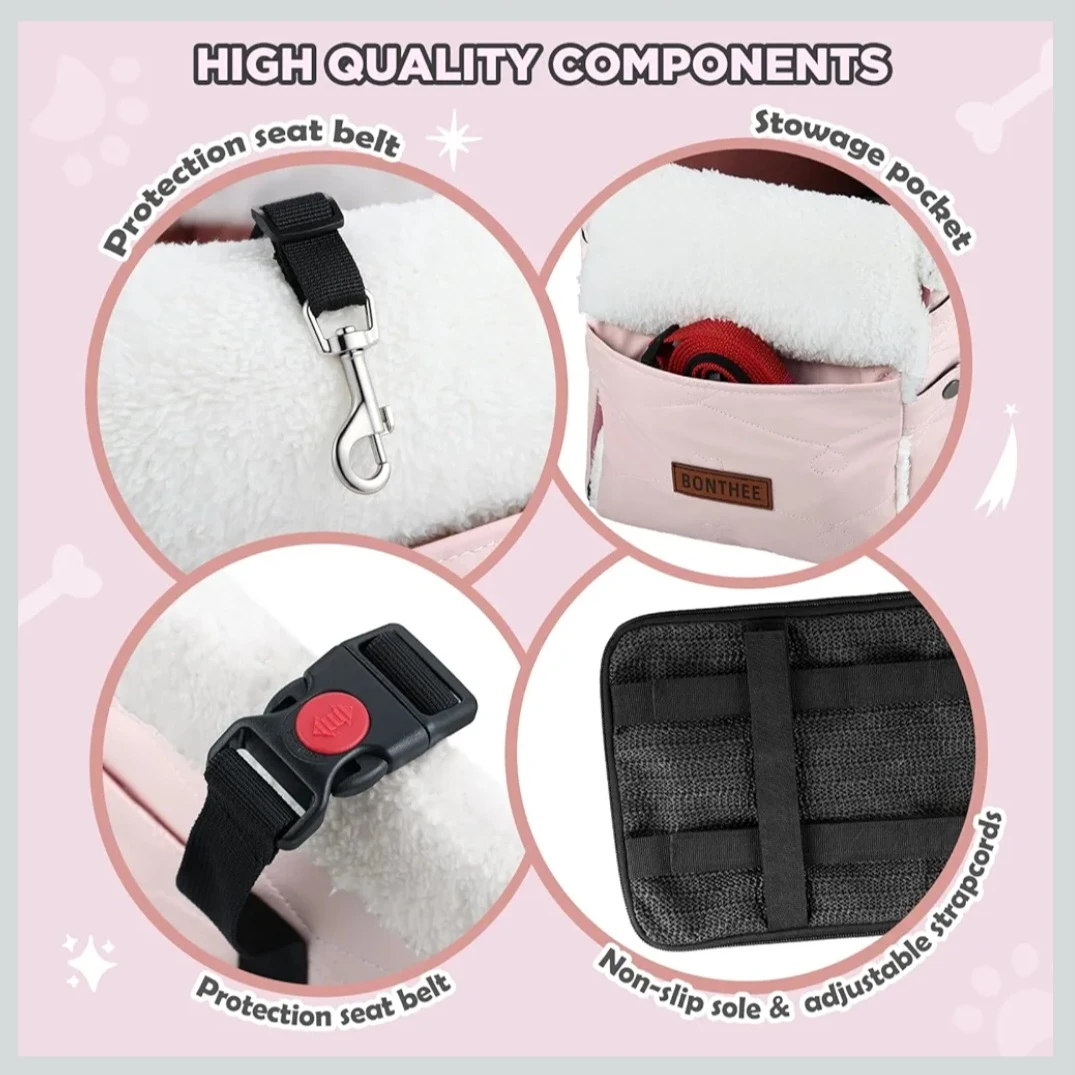 NEW Center Console Dog Car Seat for Small Dogs - photo 5