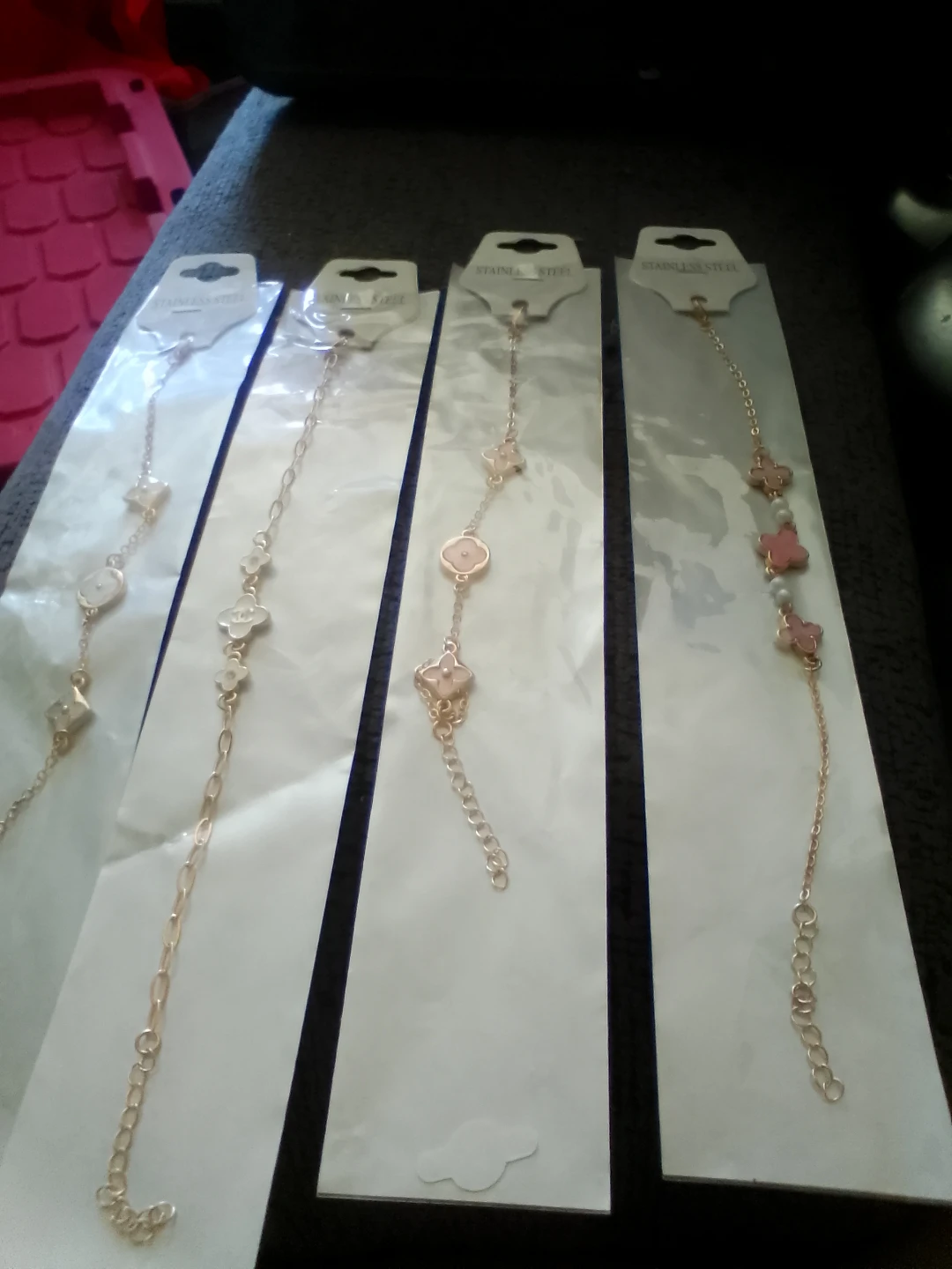 Stainless Steel Bracelets with Charms