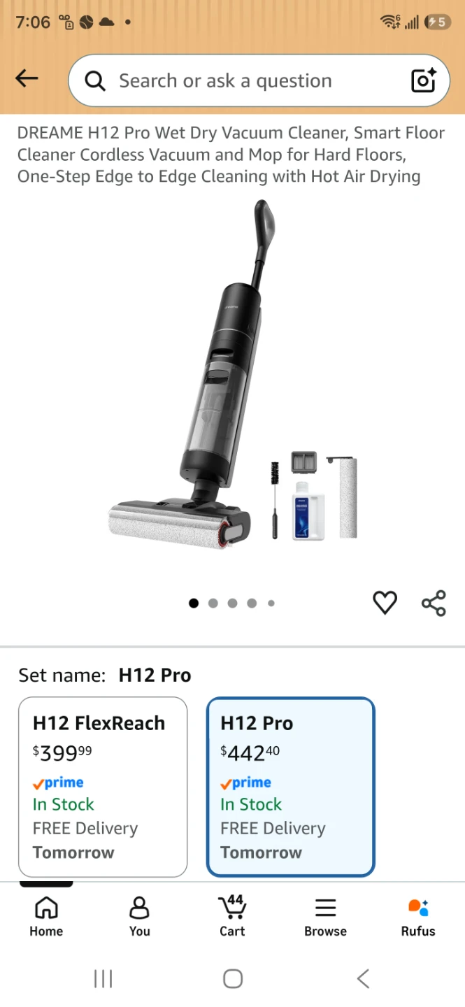 DREAMER H12 Pro Wet Dry Vacuum Cleaner