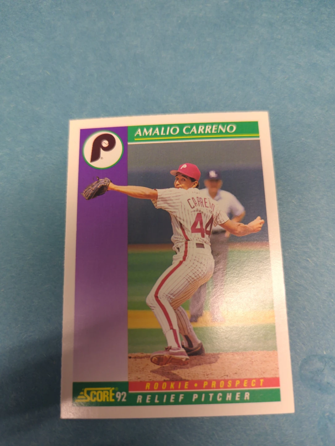 1992 Score Amario Carreno Card ⚽