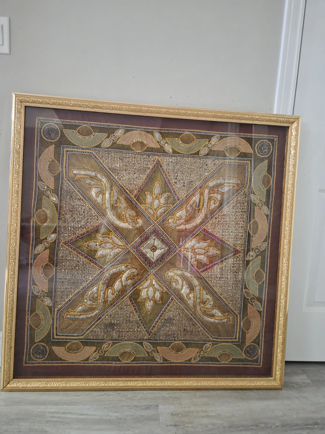 Framed Textile Art - photo 3