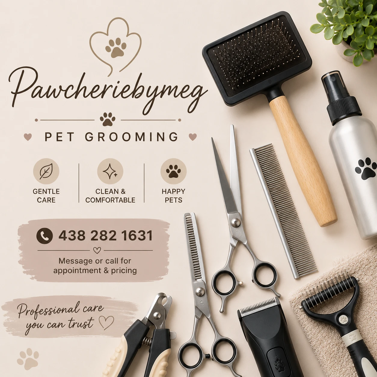 Pet grooming